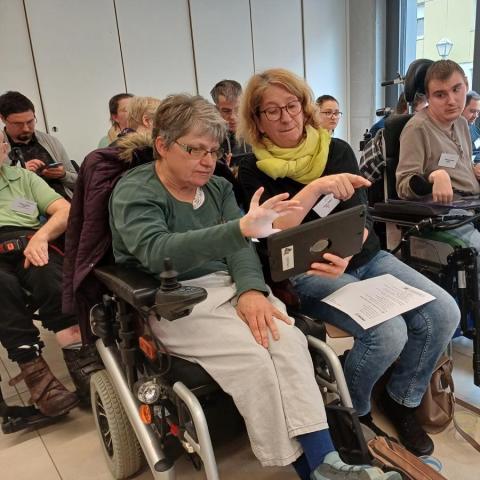 erste Versuche mit dem Tablet