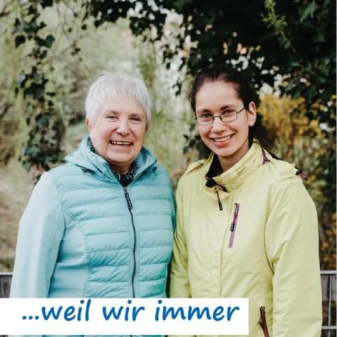 Pflegemutter und Pflegetochter