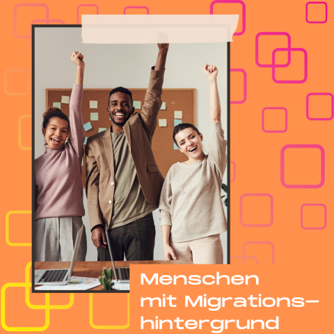 junge Menschen mit unterschiedlicher Herkunft