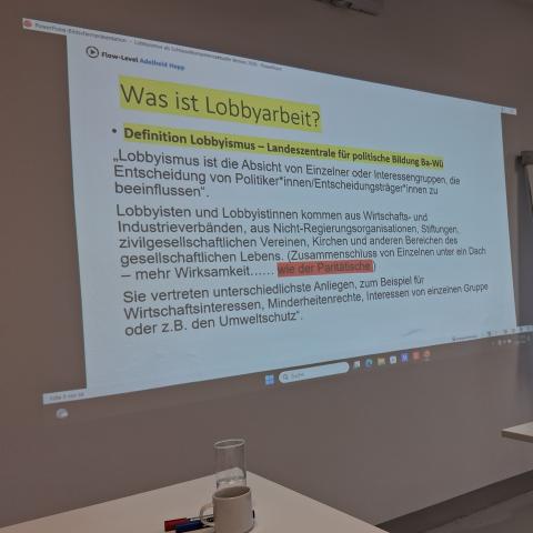 Lobbyschulung RV SBH