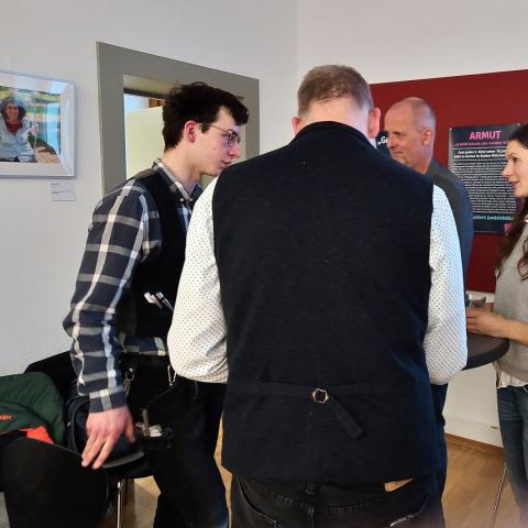 Tom Besenfelder im Gespräch mit dem VSP und der Lebenshilfe
