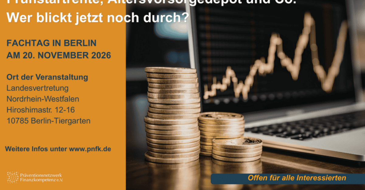 Fachtag Finanzkompetenz des Präventionsnetzwerk Finanzkompetenz
