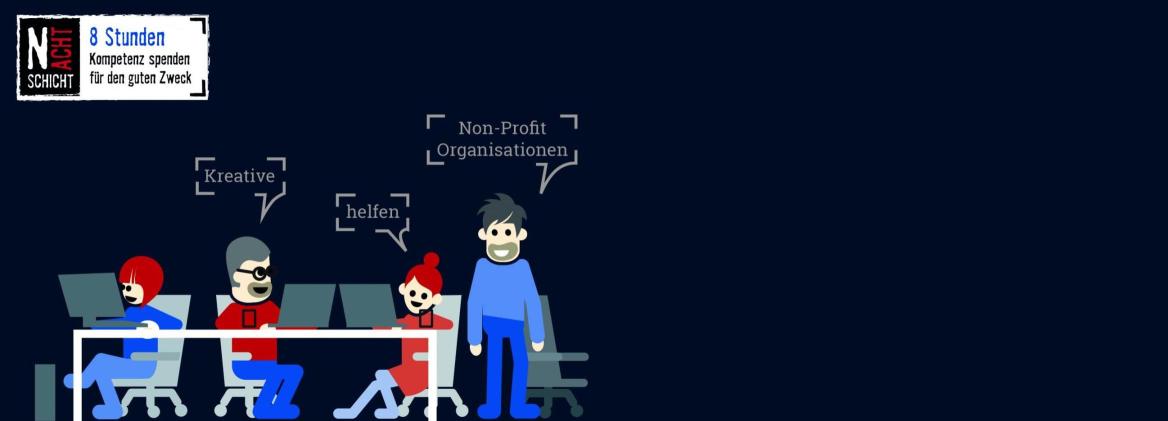 Menschen sitzem im Dunkeln am Schreibtisch