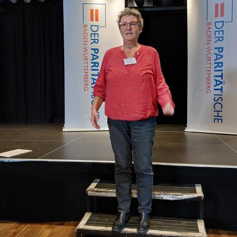 Kreisvorsitzende bei Ansprache