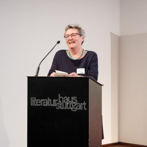 Judith Vowinkel Frau Vowinkel am Rednerpult