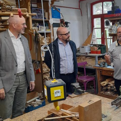 Werkstatt der alten Seegrasspinnerei Werkstatt der alten Seegrasspinnerei