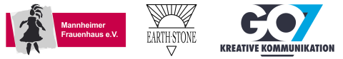Frauenhaus Mannheim, Earth and Stone Creative Space, Go 7 Logos