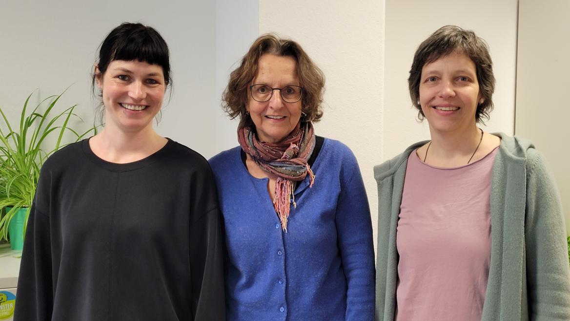 Dominika R&ouml;dig (v. l.), Bernarda Deufel, Sonja Sobotta