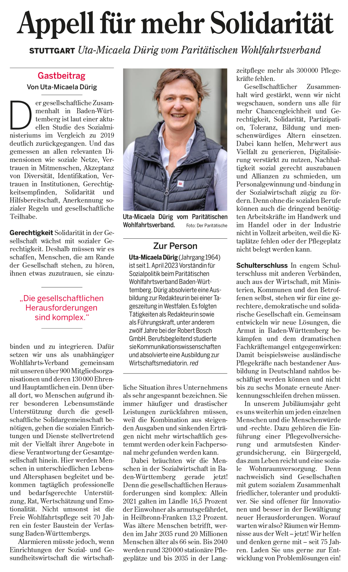 Zeitungsartikel