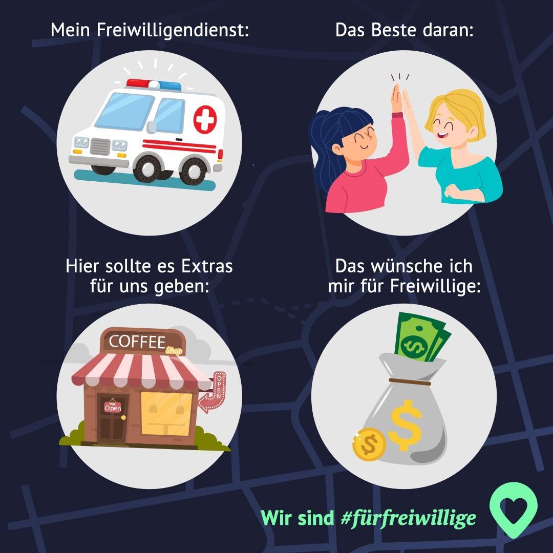 Emojis Freiwilligendienste