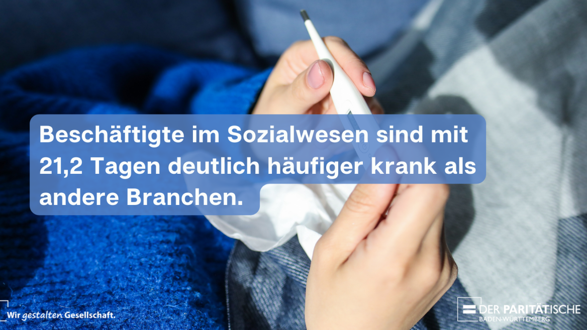 H&auml;nde mit Fieberthermometer