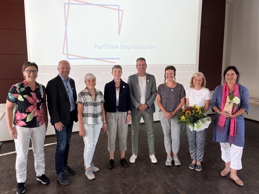 Neues und altes Regionalverbund-Team mit Uta-Micaela D&uuml;rig