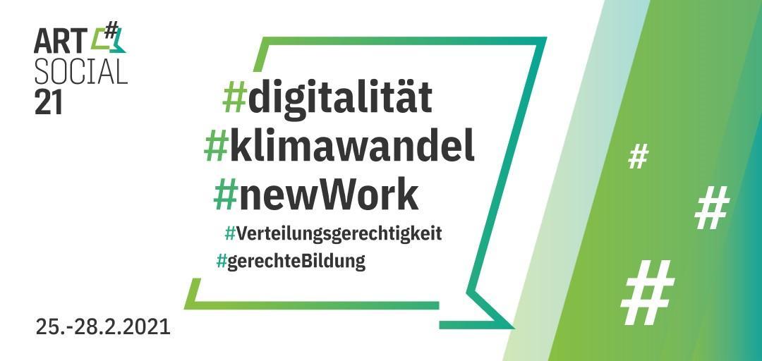 Gr&uuml;n wei&szlig;es Plakat